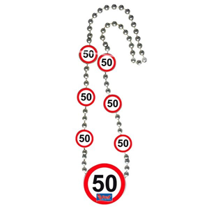 50 Jaar Verkeersbord Ketting 50 Jaar Verkeersbord Ketting